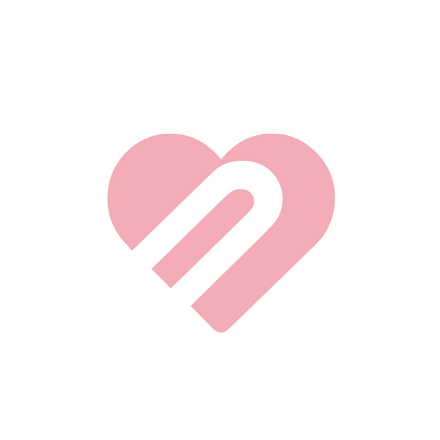 Heart Shape Logo #F4ACB7