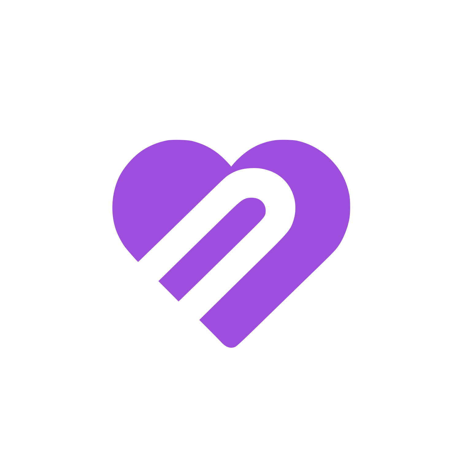 Heart Shape Logo #9D4EDD
