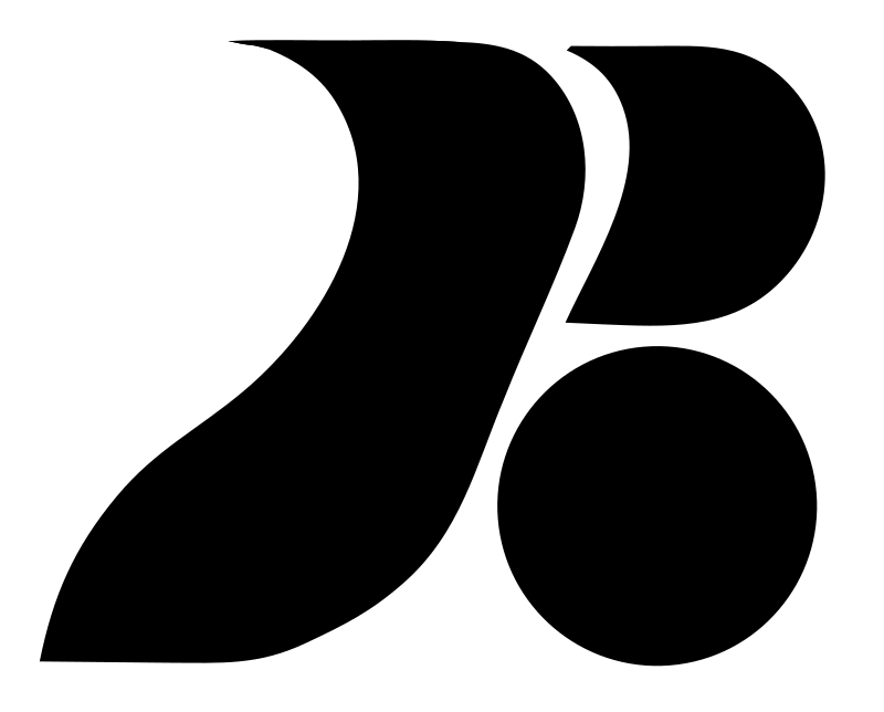 Swiss Bold Abstract Bicycle Letter Mark