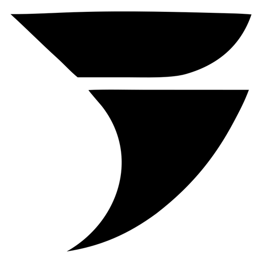 Bold Split Fin Surfboard Tail Mark
