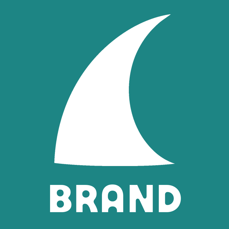 Curved Shark Fin Silhouette Surfboard Icon preview