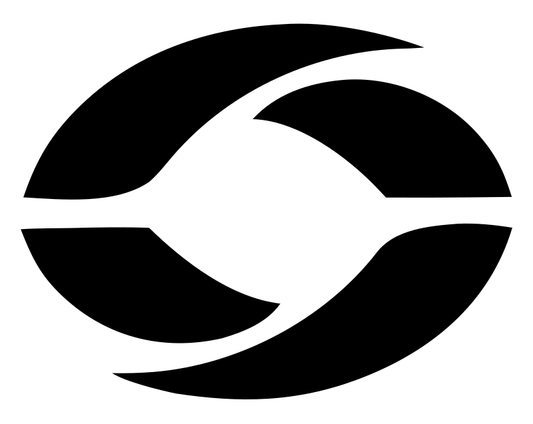Dual Swirl Oval Spinning Vortex Mark