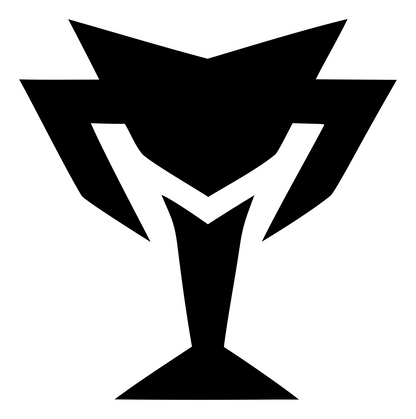 Industrial Jagged Spike Trophy Mark #ffffff/#000000