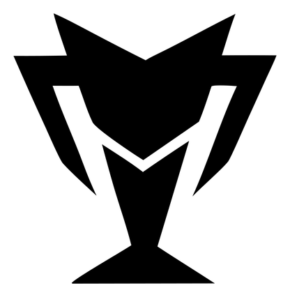 Industrial Angular Trophy Champion Emblem