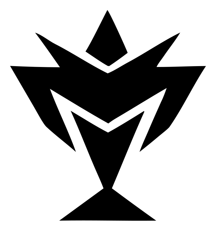 Industrial Spiked Crown Trophy Crest