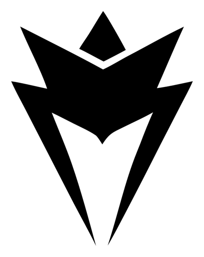 Bold Winged Crown Spike Trophy Badge
