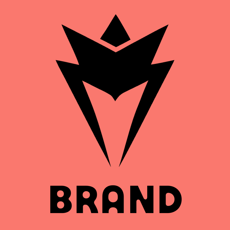 Bold Winged Crown Spike Trophy Badge preview