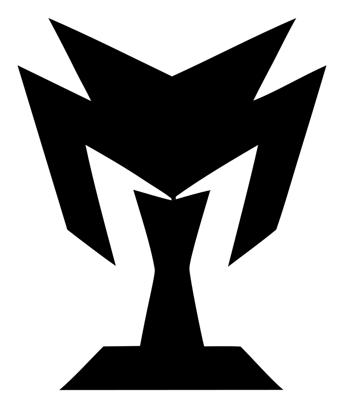 Industrial Razor Flame Trophy Icon