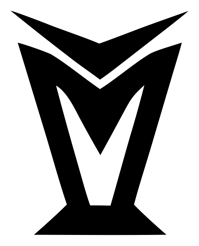 Industrial Angular M Shield Trophy Mark