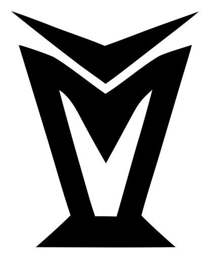 Industrial Angular M Shield Trophy Mark