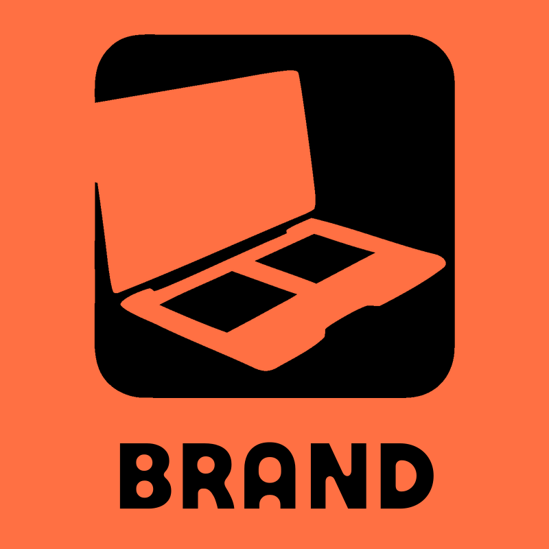 Negative Space Perspective Laptop Rounded Badge preview