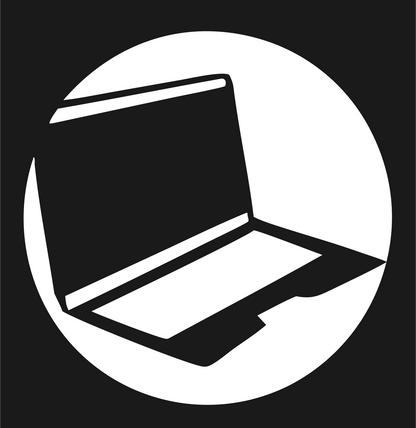 Laptop Isometric Bold Icon #1a1a1a/#ffffff