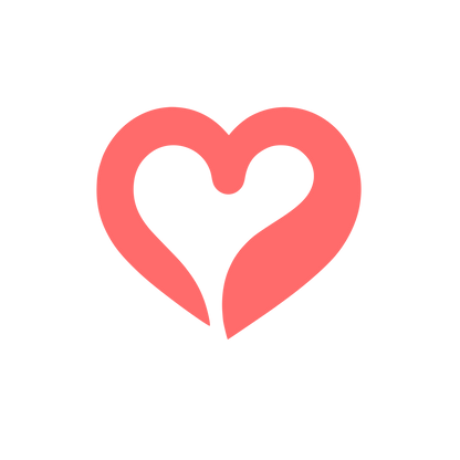 Simple Heart Logo #FF6B6B