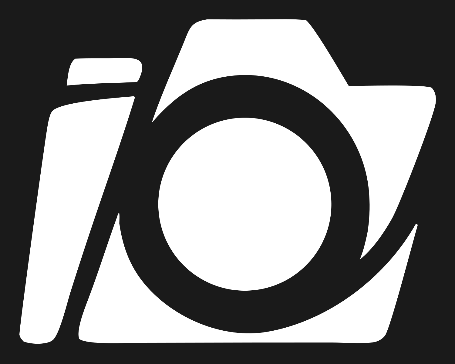 Camera Lens Bold Logo #1a1a1a/#ffffff