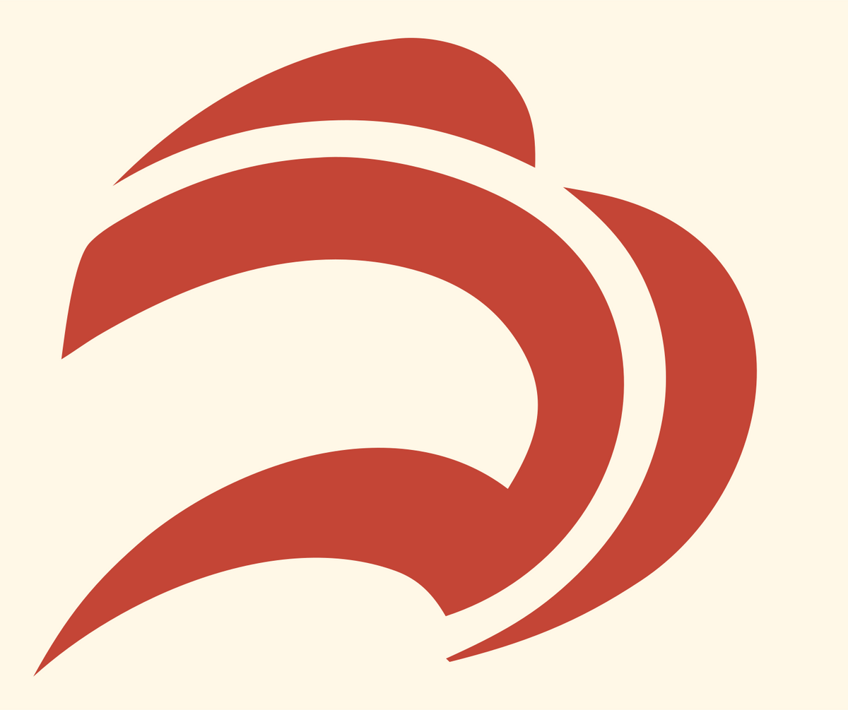 Shutter Blade Camera Logo #fff8e7/#c44536