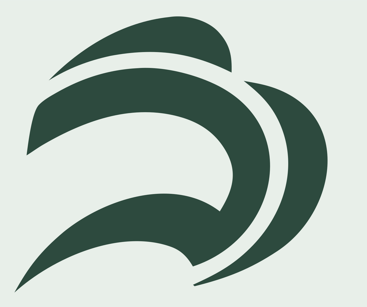 Shutter Blade Camera Logo #e8efe9/#2d4a3e