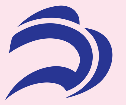 Shutter Blade Camera Logo #fce4ec/#283593