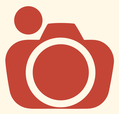 Camera Body Bold Logo #fff8e7/#c44536