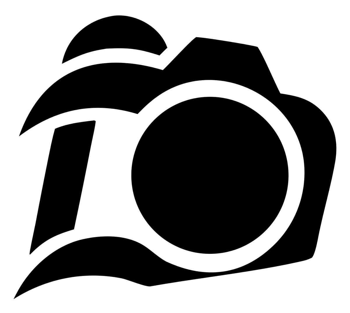 DSLR Camera Bold Emblem #ffffff/#000000