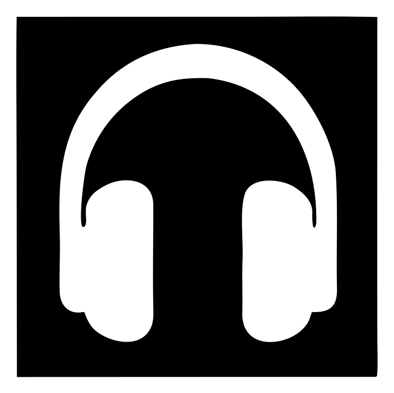 Inverted Square Over-Ear Headphones Mark