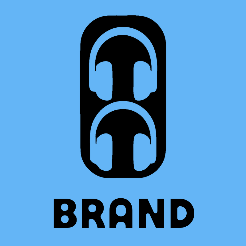 Negative Space Stacked Dual Headphones Mark preview