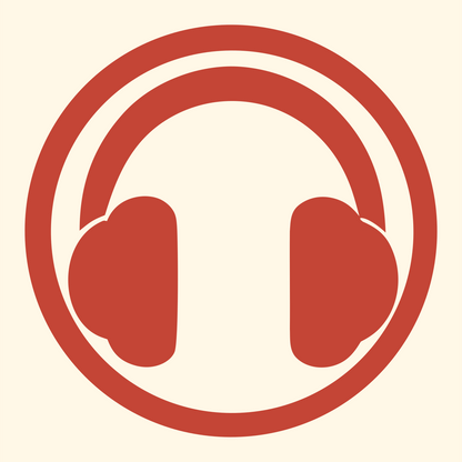 Headphones Ring Logo #fff8e7/#c44536