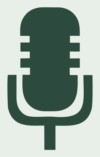 Bold Broadcast Microphone Mark #e8efe9/#2d4a3e