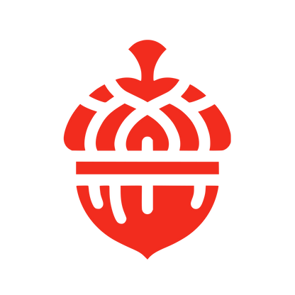 Abstract Acorn Logo #F22C1E