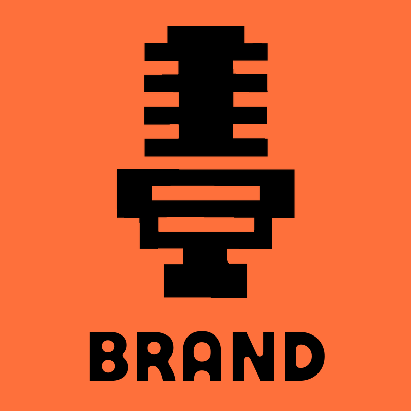 Brutalist Block Vintage Broadcast Microphone Mark preview