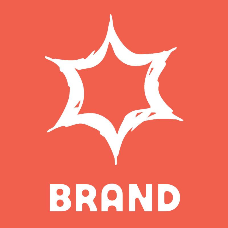 Hand-Drawn Jagged Six-Point Star Crest preview