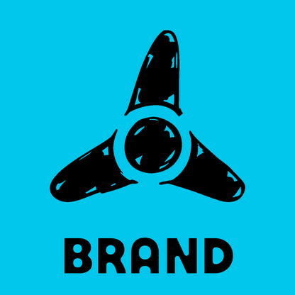 Hand-Drawn Three-Blade Propeller Spinner Mark preview