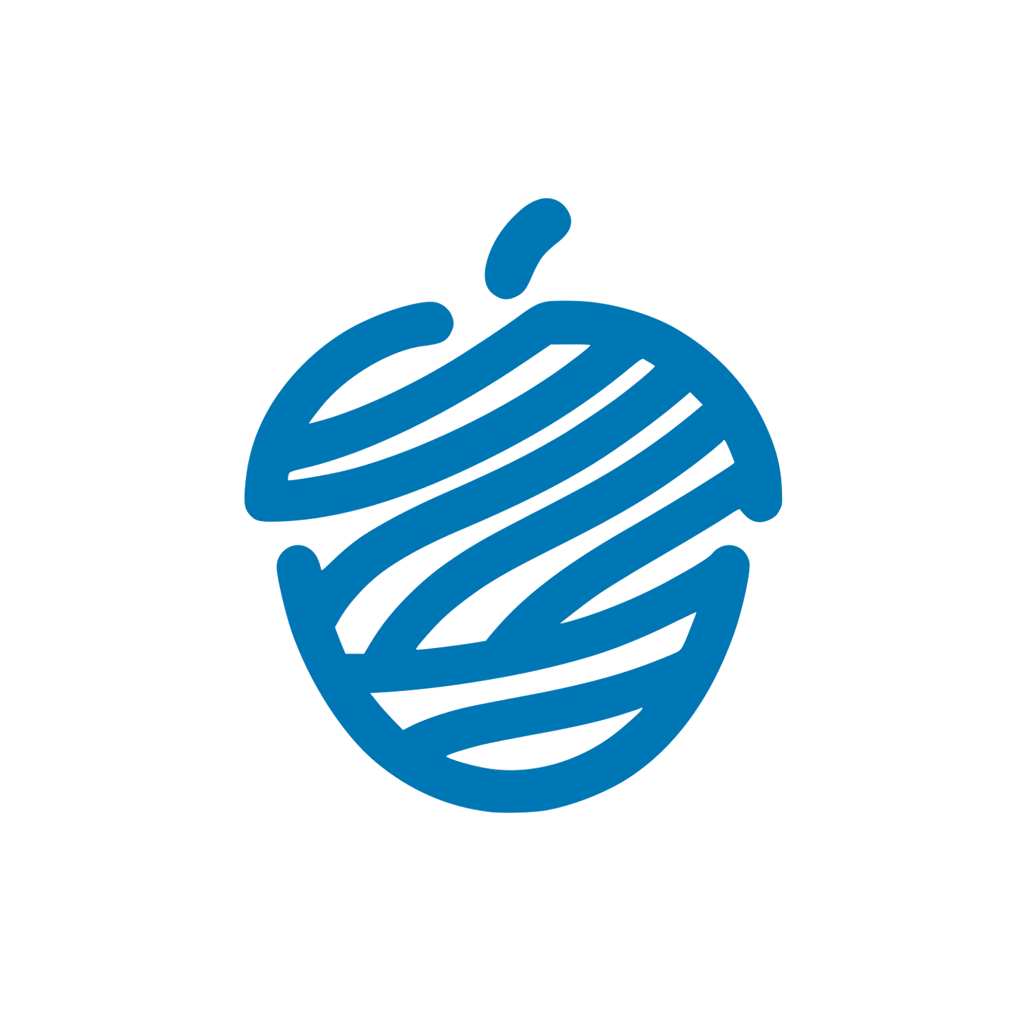Line Acorn Logo #0077B5