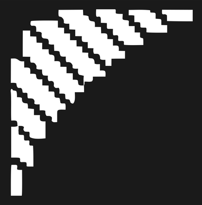Pixel Art Retro Satellite Dish Mark #1a1a1a/#ffffff