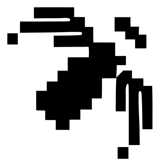 Pixel Art Chunky Satellite Antenna Icon