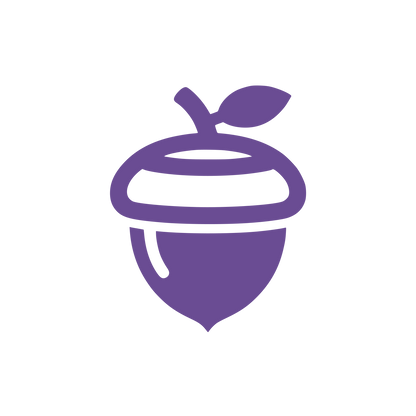 Acorn Swirl Logo #6A4C93