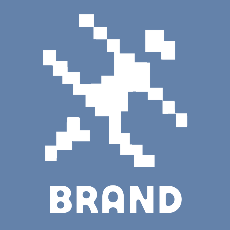 Pixel Art Scattered Satellite Transmission Emblem preview