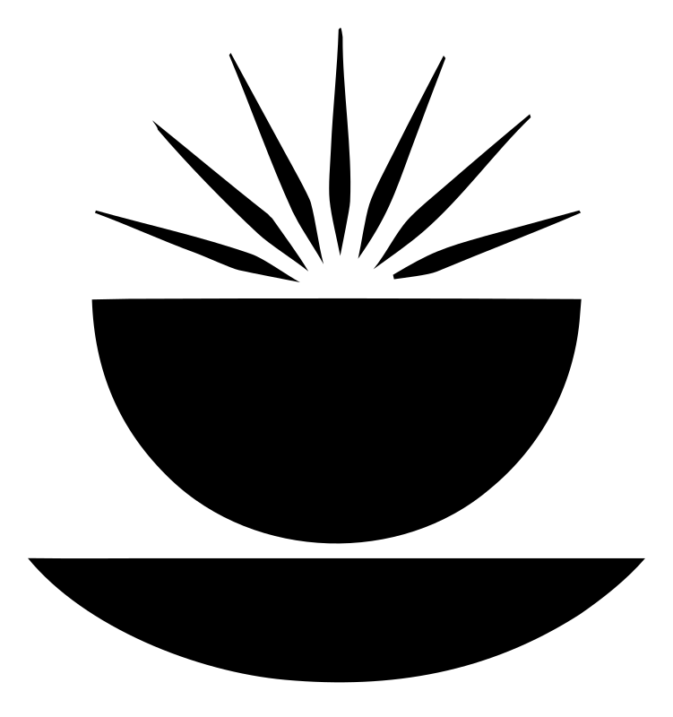 Swiss Sunburst Rising Bowl Coffee Mark