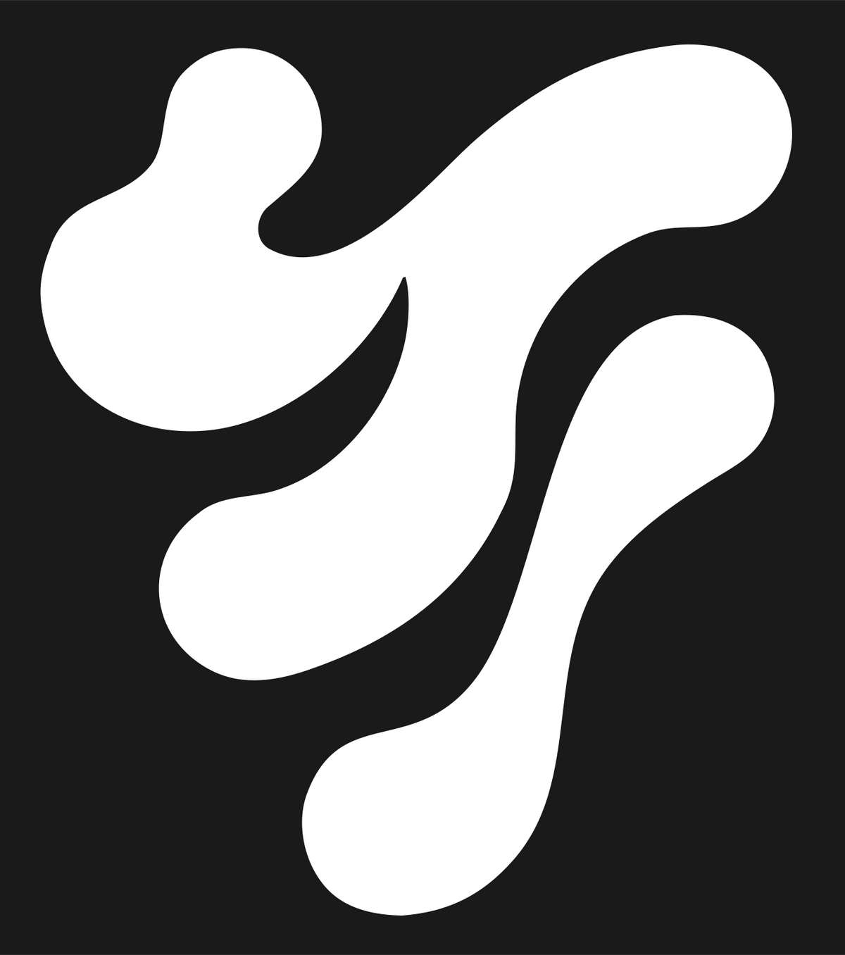 Pizza Slice Drip Logo #1a1a1a/#ffffff