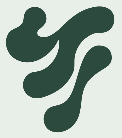 Pizza Slice Drip Logo #e8efe9/#2d4a3e