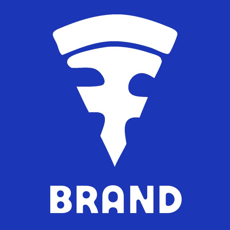 Bold Pictogram WiFi Signal Pizza Slice Mark preview