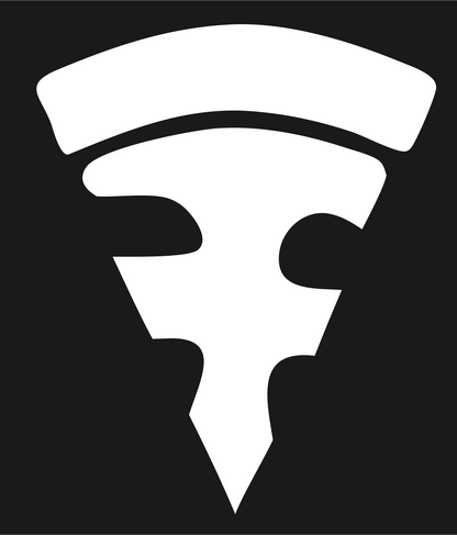 WiFi Signal Pizza Slice Logo #1a1a1a/#ffffff