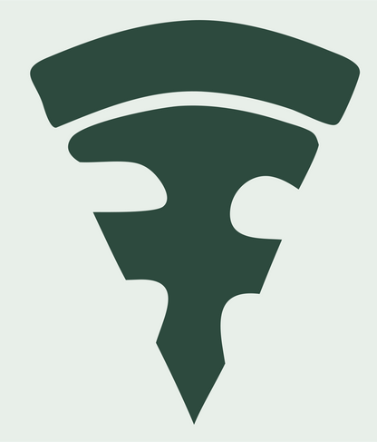 WiFi Signal Pizza Slice Logo #e8efe9/#2d4a3e
