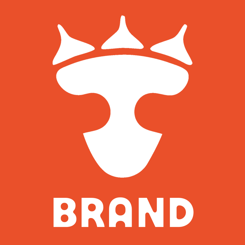 Bold Pictogram Crown Pizza Slice Badge preview