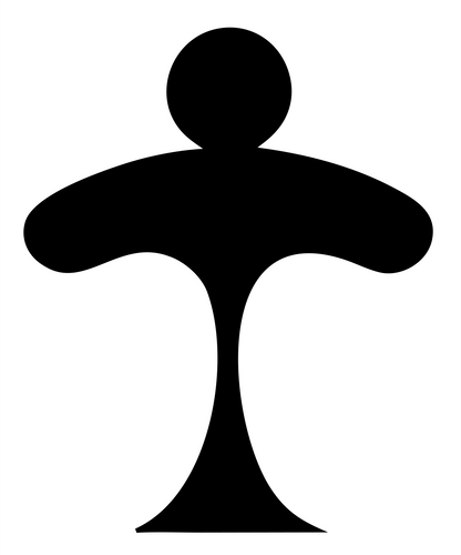 Pizza Slice Icon #ffffff/#000000