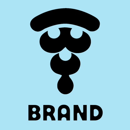 Bold Pictogram Mushroom Pizza Slice Mark preview