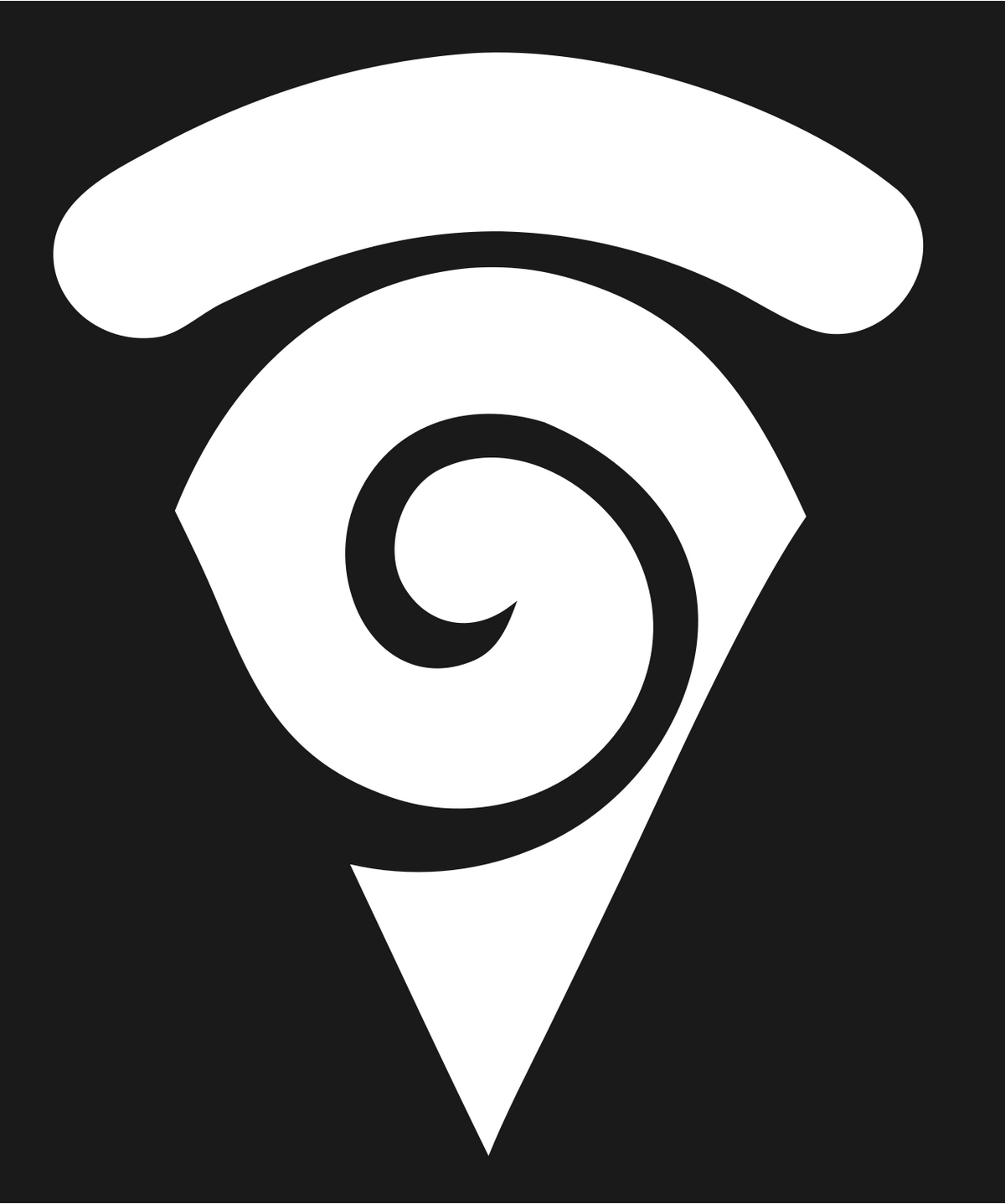 Pizza Slice Logo Mark #1a1a1a/#ffffff