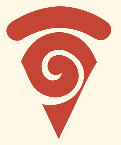 Pizza Slice Logo Mark #fff8e7/#c44536
