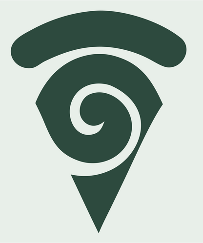 Pizza Slice Logo Mark #e8efe9/#2d4a3e