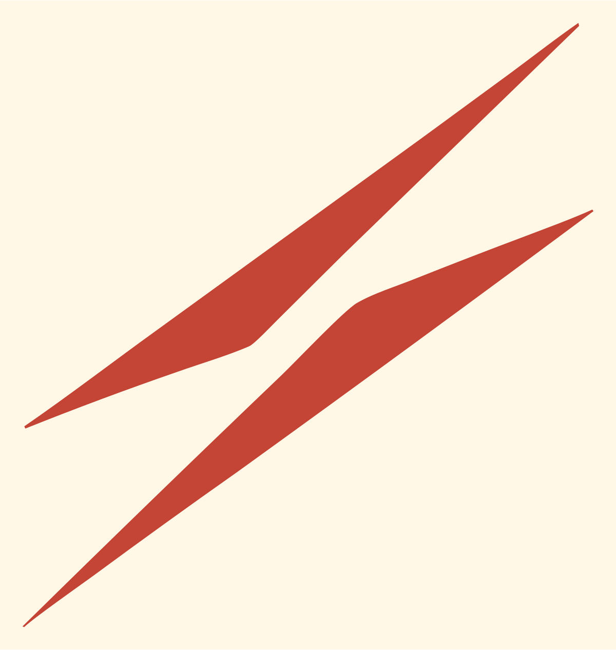 Dual Slash Claw Strike Mark #fff8e7/#c44536