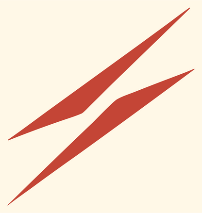 Dual Slash Claw Strike Mark #fff8e7/#c44536